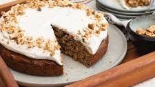 Parsnip & Carrot Cake with Walnut & Ginger