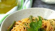 Pasta with Green Beans in Tomato Sauce