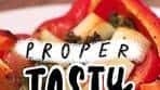Pesto And Halloumi Stuffed Peppers | By Tasty UK