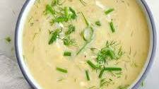 Potato Garlic Scape Soup