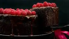 Raspberry Chocolate Mud Cake
