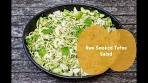 Raw Smoked Tofoo Salad
