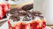 Red Velvet Poke Cake
