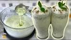 Refreshing Afghan Yogurt Mint & Cucumber Drink (Shumbli ...