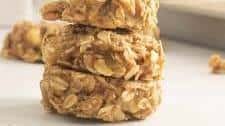Simple 3 Ingredient Vegan Peanut Butter Cookies