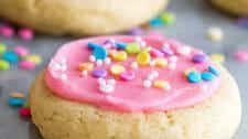 Soft Frosted Sugar Cookies