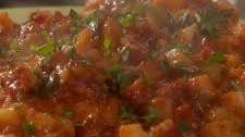Sole with Basil, Tomatoes and Oregano