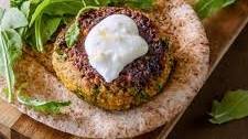 Spiced millet and chickpea burgers recipe