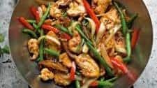 Spicy chicken stir-fry