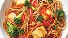 Spicy Tofu and Vegetable Lo Mein