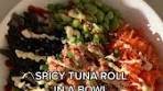 Spicy Tuna Roll Bowl Recipe | Healthy Lunch Idea