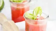 Strawberry Basil Agua Fresca