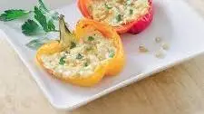 Stuffed Bell Peppers With Goat Cheese