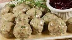Swedish Meatballs with Creamy Dill Sauce