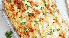 Vegetable Lasagna with White Sauce