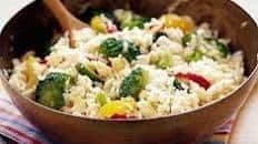 Vegetarian egg-fried rice