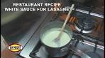 White Sauce For Lasagne | Italian restaurant recipe ...