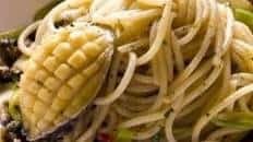 Abalone pasta