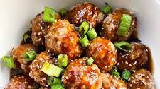 Asian Chicken Meatballs