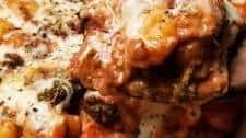 Baked Cheesy Gnocchi in Meat Sauce