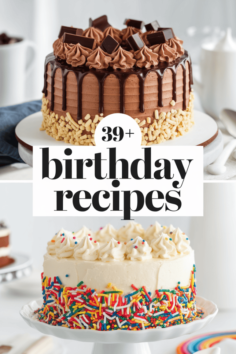 39+ Favorite Birthday Cake Recipes to Make Your Celebration Extra