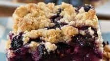 Blueberry Lemon Crumb Bars