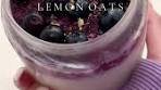 Blueberry lemon overnight oats 🫐🍋 recipe from @Gina ...