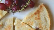 Brie and Grape Quesadilla