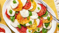 Caprese Salad With Tomatoes, Basil, and Mozzarella