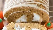Caramel Pumpkin Cake Roll