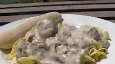 Cheaters Beef Stroganoff