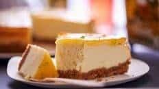 Cheesecake al lemon curd