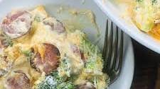 Cheesy Broccoli & Sausage Casserole