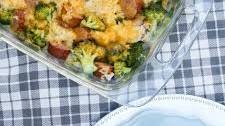 Cheesy Sausage, Broccoli and Rice Casserole
