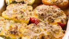 Cheesy Stuffed Bell Peppers (Keto-Friendly Recipe!)