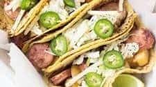 Chicken and Apple Hash Tacos