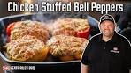 Chicken & Cream Cheese Stuffed Bell Peppers | Easy Dinner ...