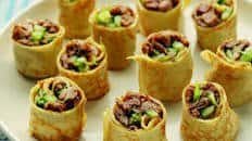 Chinese duck pancakes