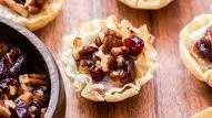 Cranberry Maple Pecan Baked Brie Bites