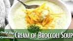 Cream of Broccoli Soup