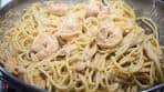 Creamy Prawn Pasta | Prawn Alfredo Spaghetti
