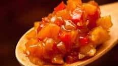 Curried Nectarine Chutney