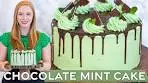 Decadent Mint Chocolate Cake with Chocolate Ganache & ...