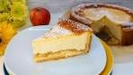 Delicious cake with just two apples 🍏, Cheese and apple cake 🍎