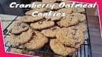 Delicious Cranberry Oatmeal Cookies