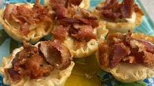 Fig and Cheese Tarts Smothered with Bacon