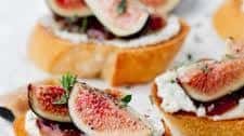 Fig and Goat Cheese Crostini