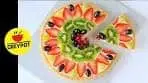 Fruit Pizza Recipe | Summer Special Fruit Dessert | Fruit Tart ...