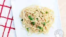 Garlic, Olive Oil, & Herb Spaghetti