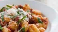 Gnocchi with Meat Sauce